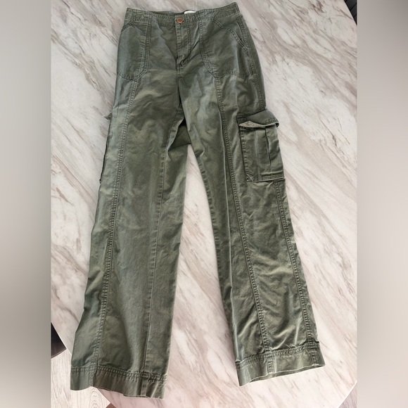 Abercrombie & Fitch Pants - Abercrombie & Fitch Green Cargo Pants